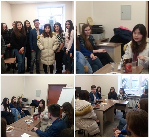 Кейсі Чан у мовленнєвому клебі Полтавського інституту економіки і права